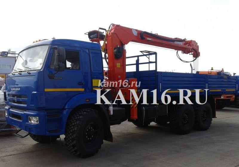 КАМАЗ 43118 С КМУ МАНИПУЛЯТОРОМ KANGLIM 2056