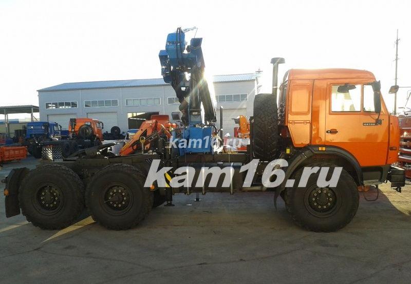 Тягач КАМАЗ 44108 с гидроманипулятором  ИНМАН ИМ 150 (без электроники)